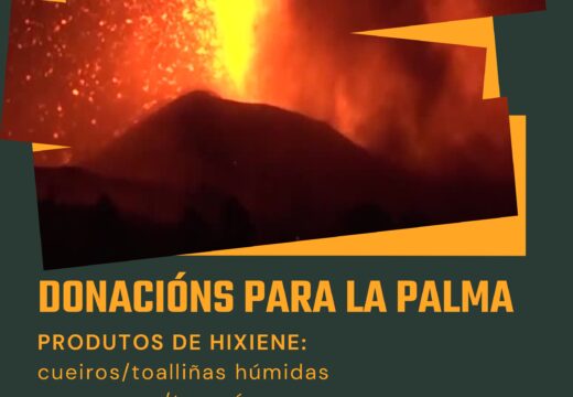 Miño inicia unha campaña de doazóns para colaborar coas persoas afectadas polo volcán da Palma